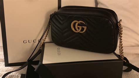 gucci marmont camera bag unboxing